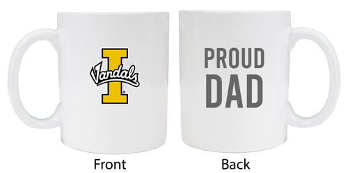 Idaho Vandals Proud Dad Ceramic Coffee Mug - White (2 Pack)