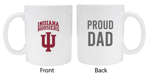 Indiana Hoosiers Proud Dad Ceramic Coffee Mug - White (2 Pack)