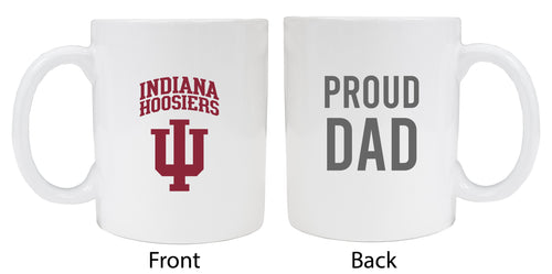 Indiana Hoosiers Proud Dad Ceramic Coffee Mug - White