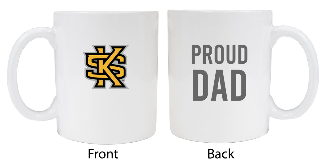 Kennesaw State University Proud Dad Ceramic Coffee Mug - White (2 Pack)