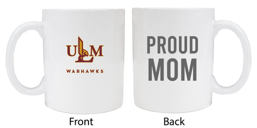 University of Louisiana Monroe Proud Mom Ceramic Coffee Mug - White (2 Pack)