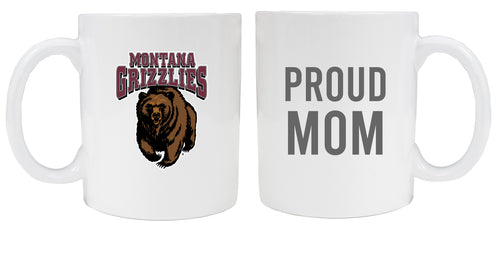 Montana University 12 oz White Ceramic Coffee Mug Proud Mom Officially Licensed Collegiate Product 