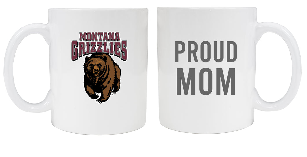 Montana University 12 oz White Ceramic Coffee Mug Proud Mom Officially Licensed Collegiate Product 