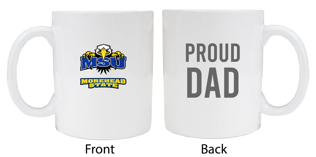 Morehead State University Proud Dad Ceramic Coffee Mug - White (2 Pack)