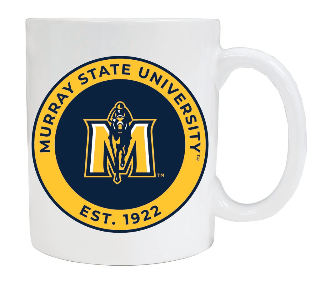 Murray State University 12 oz White Ceramic Coffee Mug Circle Design Officially Licensed Collegiate Product
