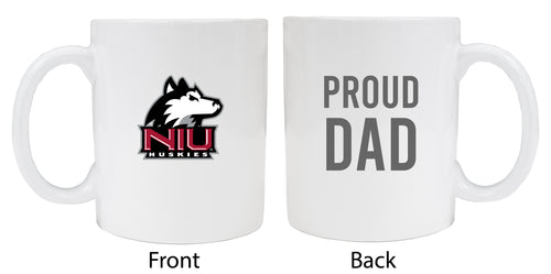 Northern Illinois Huskies Proud Dad Ceramic Coffee Mug - White (2 Pack)
