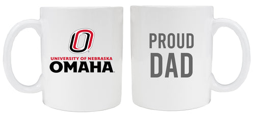 Nebraska at Omaha 12 oz White Ceramic Coffee Mug Proud Dad Officially Licensed Collegiate Product 