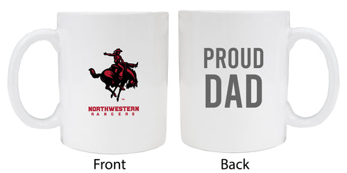 Northwestern Oklahoma State University Proud Dad Ceramic Coffee Mug - White (2 Pack)