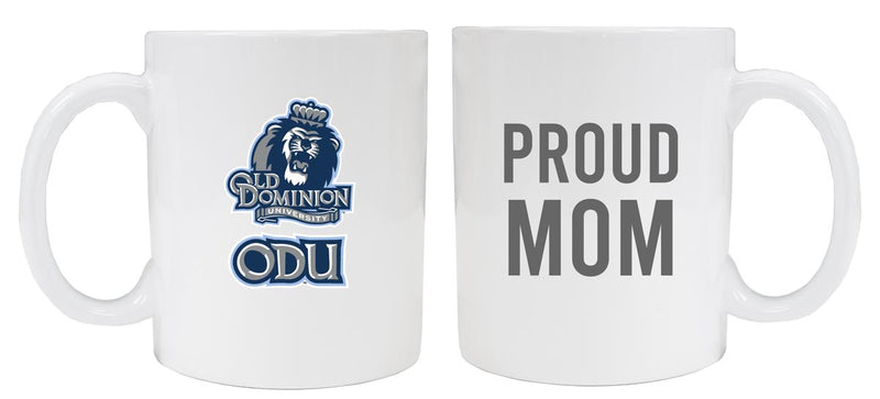 Old Dominion Monarchs 12 oz White Ceramic Coffee Mug Proud Mom Officially Licensed Collegiate Product 