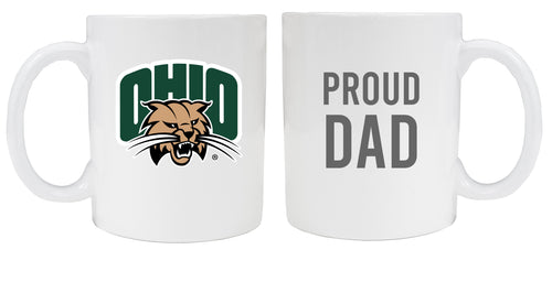 Ohio University 12 oz White Ceramic Coffee Mug Proud Dad Officially Licensed Collegiate Product 