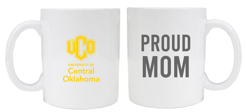 University of Central Oklahoma Bronchos 12 oz White Ceramic Coffee Mug Proud Mom Officially Licensed Collegiate Product 