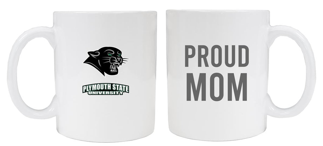 Plymouth State University 12 oz White Ceramic Coffee Mug Proud Mom Officially Licensed Collegiate Product 