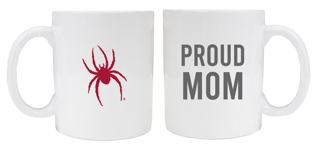 Richmond Spiders 12 oz White Ceramic Coffee Mug Proud Mom Officially Licensed Collegiate Product 
