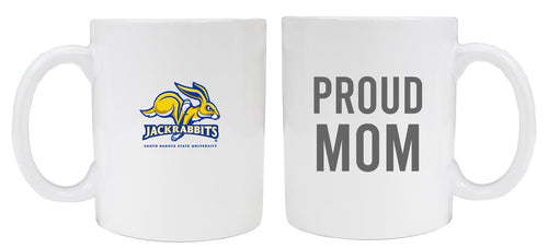South Dakota State Jackrabbits 12 oz White Ceramic Coffee Mug Proud Mom Officially Licensed Collegiate Product 