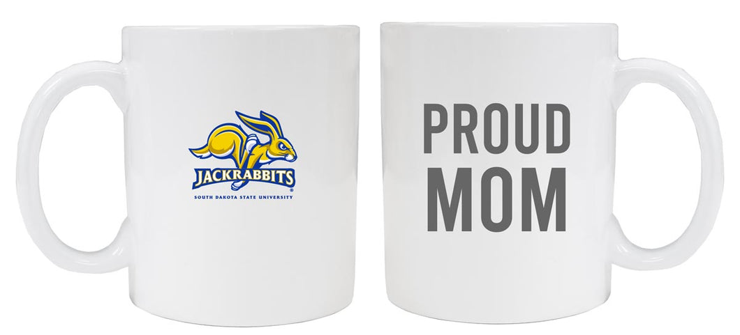 South Dakota State Jackrabbits 12 oz White Ceramic Coffee Mug Proud Mom Officially Licensed Collegiate Product 