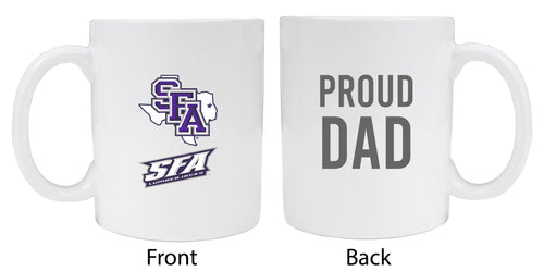Stephen F. Austin State University Proud Dad Ceramic Coffee Mug - White (2 Pack)