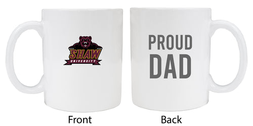 Shaw University Bears Proud Dad Ceramic Coffee Mug - White (2 Pack)