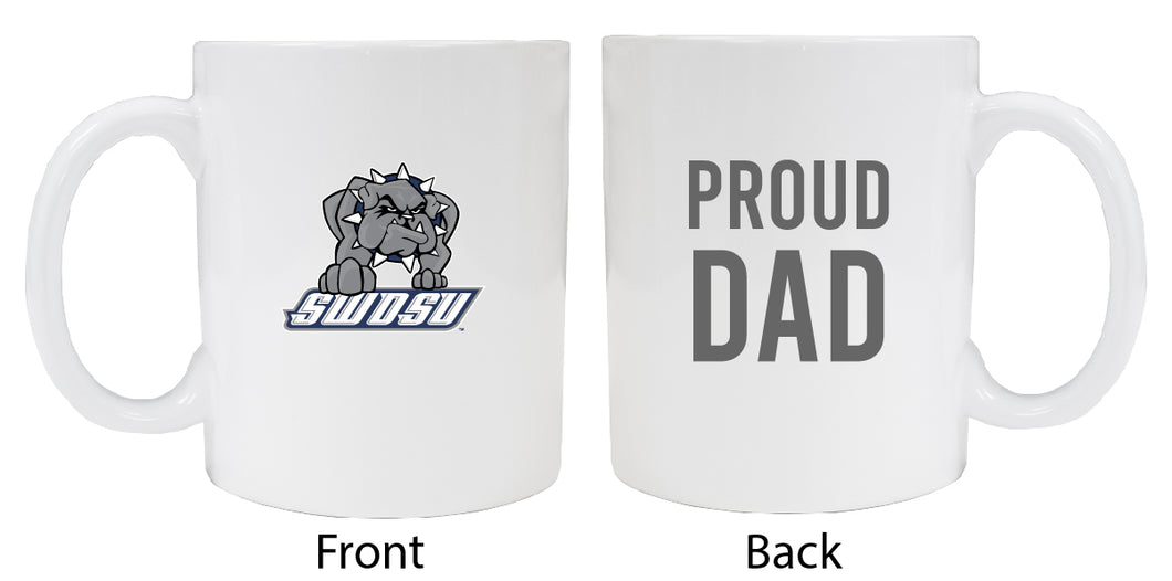 Southwestern Oklahoma State University Proud Dad Ceramic Coffee Mug - White (2 Pack)