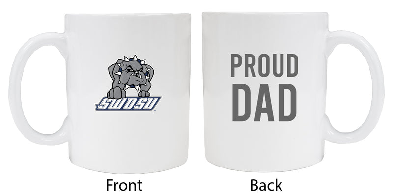 Southwestern Oklahoma State University Proud Dad Ceramic Coffee Mug - White (2 Pack)