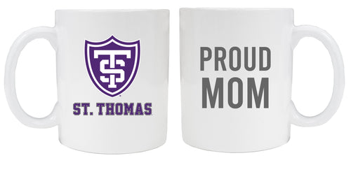 University of St. Thomas 12 oz White Ceramic Coffee Mug Proud Mom Officially Licensed Collegiate Product 