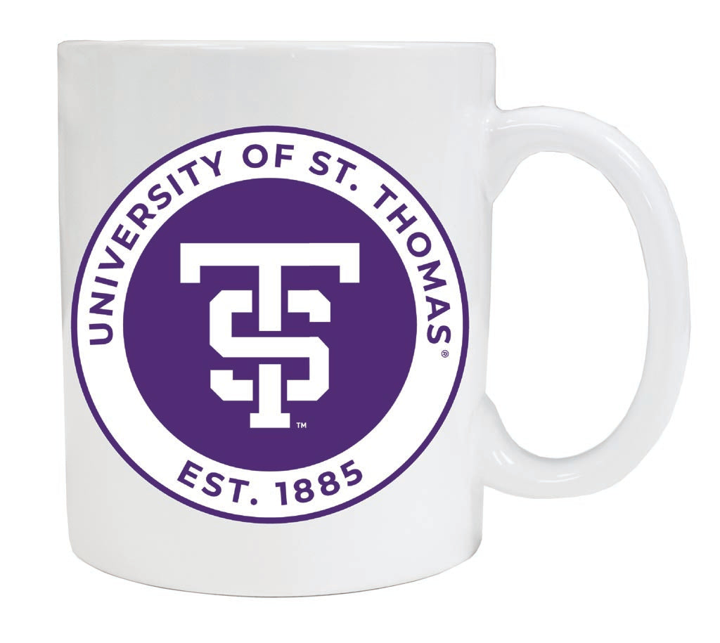 University of St. Thomas 12 oz White Ceramic Coffee Mug Circle Design Officially Licensed Collegiate Product Single