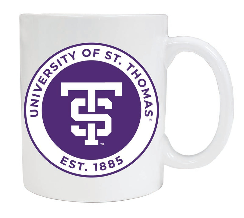 University of St. Thomas 12 oz White Ceramic Coffee Mug Circle Design Officially Licensed Collegiate Product Single