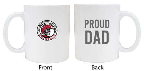 University of Tampa Spartans Proud Dad Ceramic Coffee Mug - White (2 Pack)