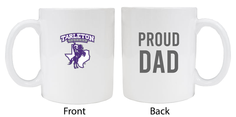 Tarleton State University Proud Dad Ceramic Coffee Mug - White (2 Pack)