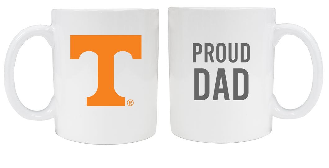 Tennessee Knoxville Volunteers 12 oz White Ceramic Coffee Mug Proud Dad Officially Licensed Collegiate Product 