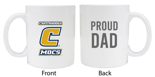 University of Tennessee at Chattanooga Proud Dad Ceramic Coffee Mug - White (2 Pack)