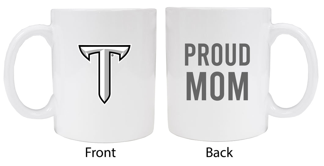 Troy University Proud Mom Ceramic Coffee Mug - White