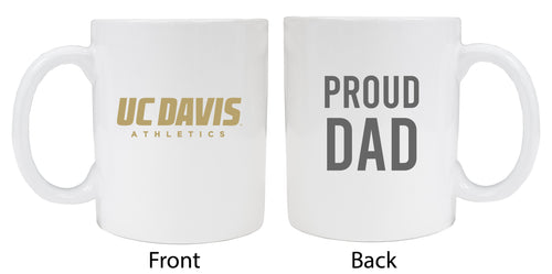 UC Davis Aggies Proud Dad Ceramic Coffee Mug - White (2 Pack)