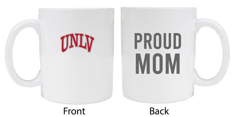 UNLV Rebels Proud Mom Ceramic Coffee Mug - White