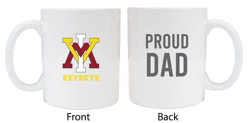 VMI Keydets Proud Dad Ceramic Coffee Mug - White (2 Pack)
