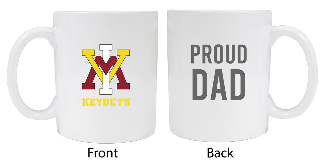 VMI Keydets Proud Dad Ceramic Coffee Mug - White (2 Pack)