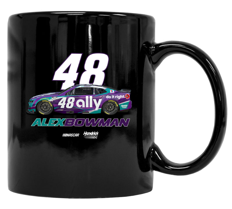 Alex Bowman #48 Nascar Offic. Licensed 12 oz Ceramic Coffee Mug Black