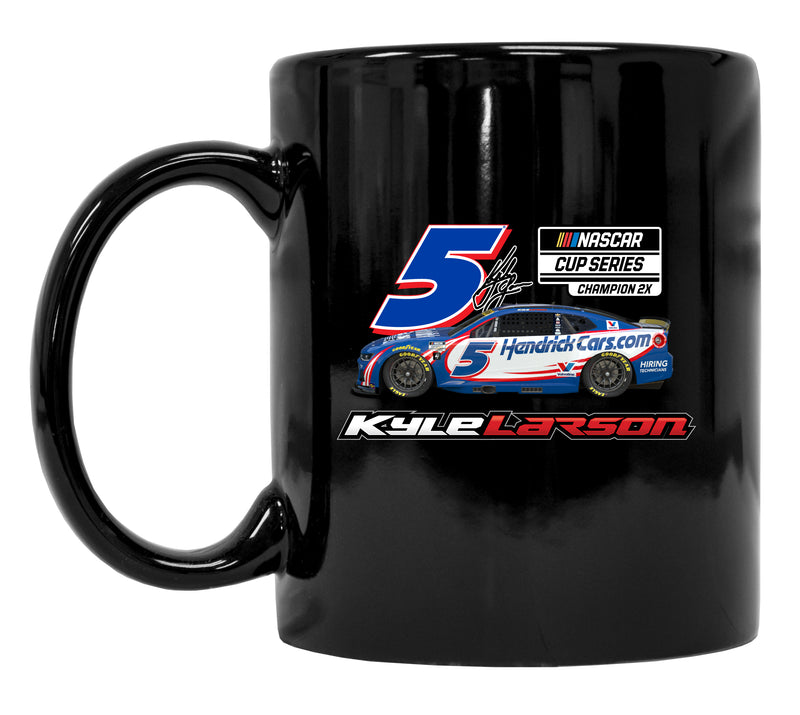 Kyle Larson 2X Champ #5 Nascar Offic. Licensed 12 oz Ceramic Coffee Mug 
