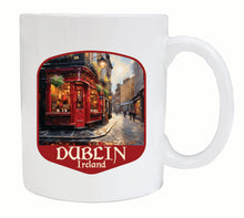 Load image into Gallery viewer, Dublin Ireland Red Pub Design Souvenir 12 oz Ceramic Coffee Mug

