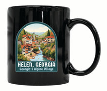 Load image into Gallery viewer, Helen Georgia Alpine Village Design Souvenir 12 oz Ceramic Coffee Mug Black Single
