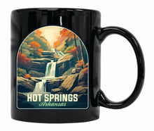 Load image into Gallery viewer, Hot Springs Arkansas Autumn Waterfall Design Souvenir 12 oz Ceramic Coffee Mug
