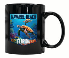Load image into Gallery viewer, Navarre Beach Florida Underwater Turtle Design Souvenir 12 oz Ceramic Coffee Mug
