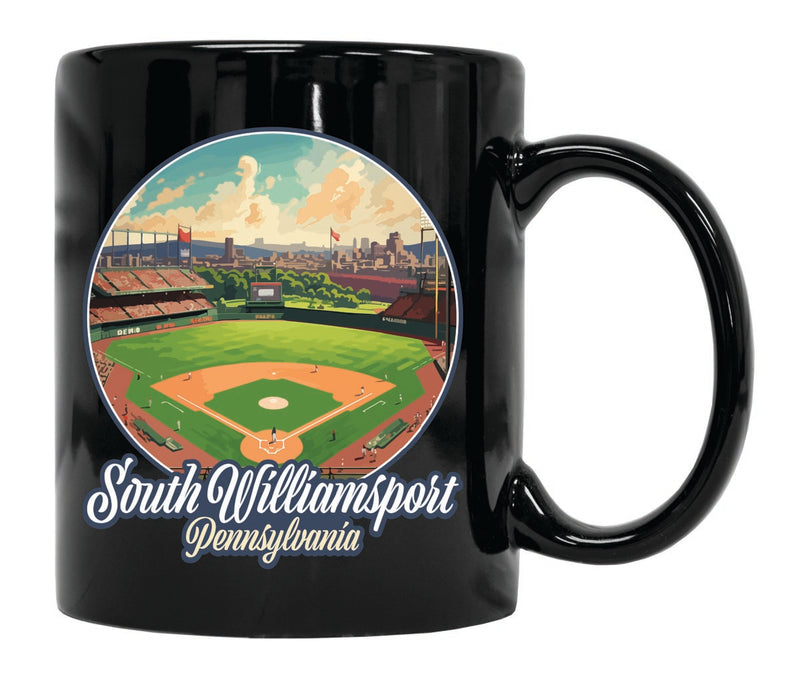 South Williamsport Pennsylvania Souvenir 12 oz Ceramic Coffee Mug Black