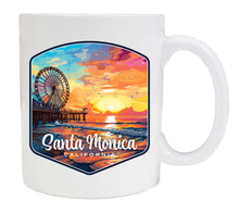 Load image into Gallery viewer, Santa Monica California Design A Souvenir 12 oz Ceramic Coffee Mug
