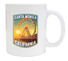 Load image into Gallery viewer, Santa Monica California Design C Souvenir 12 oz Ceramic Coffee Mug

