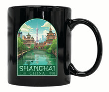 Load image into Gallery viewer, Shanghai China Old Town Design Souvenir 12 oz Ceramic Coffee Mug
