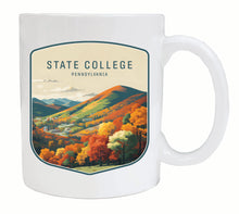 Load image into Gallery viewer, State College Pennsylvania Autumn Mountains Design Souvenir 12 oz Ceramic Coffee Mug
