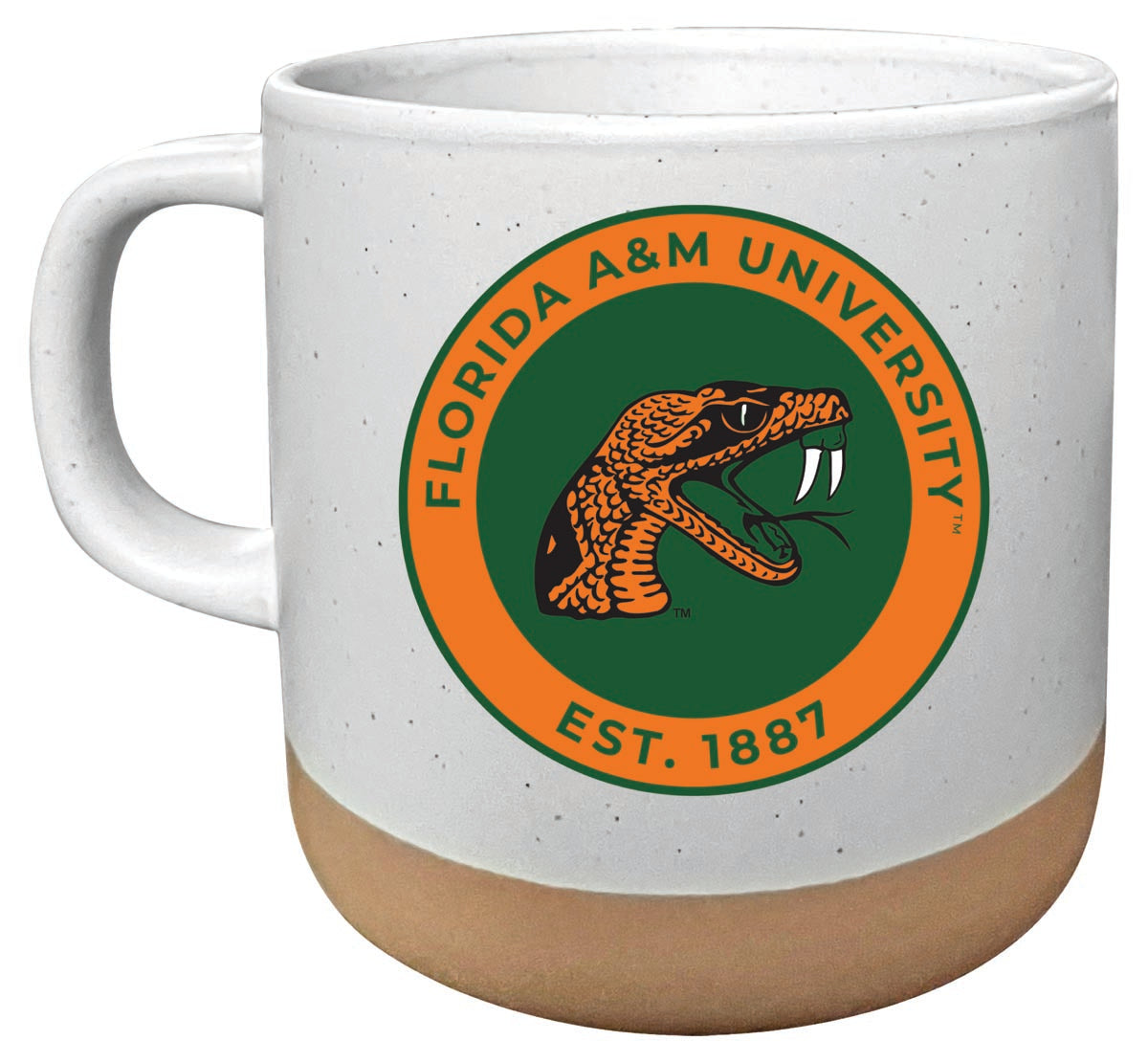 Clay Rattler Florida A&M Rattlers 14 oz Mug with Clay Bottom Officially Licensed – R ...