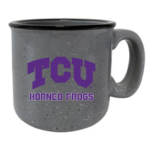 Load image into Gallery viewer, Texas Christian University Speckled Ceramic Camper Coffee Mug - Choose Your Color
