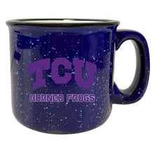 Load image into Gallery viewer, Texas Christian University Speckled Ceramic Camper Coffee Mug - Choose Your Color
