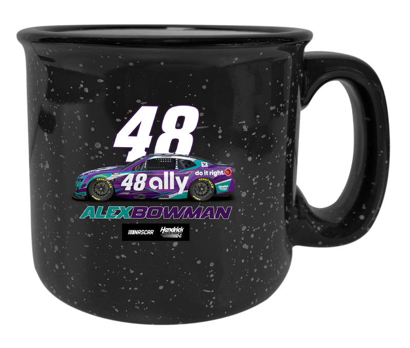 Alex Bowman #48 Nascar Offic. Licensed 16 oz Ceramic Camper Mug Black
